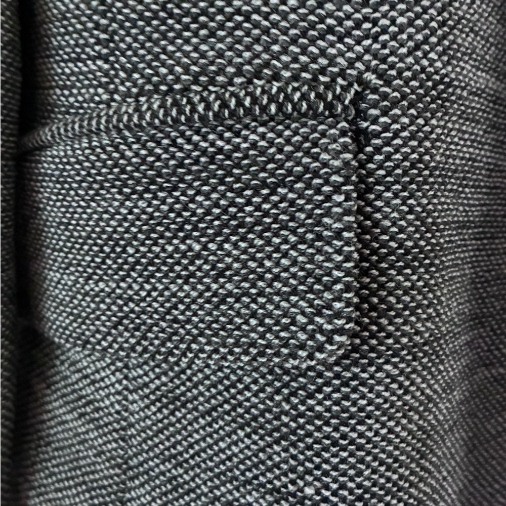 NWT Ann Taylor Gray Asymmetrical Blazer with Modern Design - Picture 3 of 4